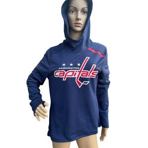 Washington Capitals Fanatics Blue Pullover Hoodie‎